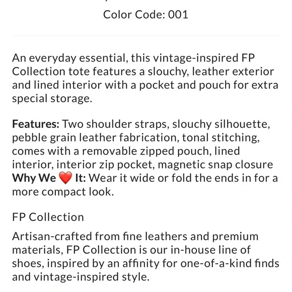 Free People Tivoli Leather Slouchy Bag - Picture 9 of 9